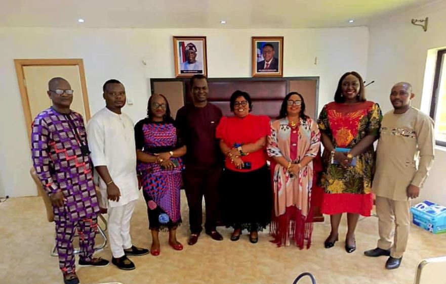 CONSIT officials and staff in a group portrait